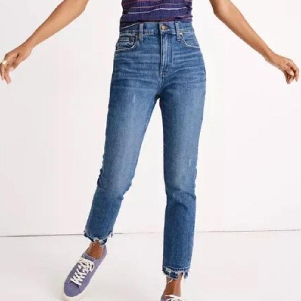Madewell High-Rise Slim Cropped Boyjean